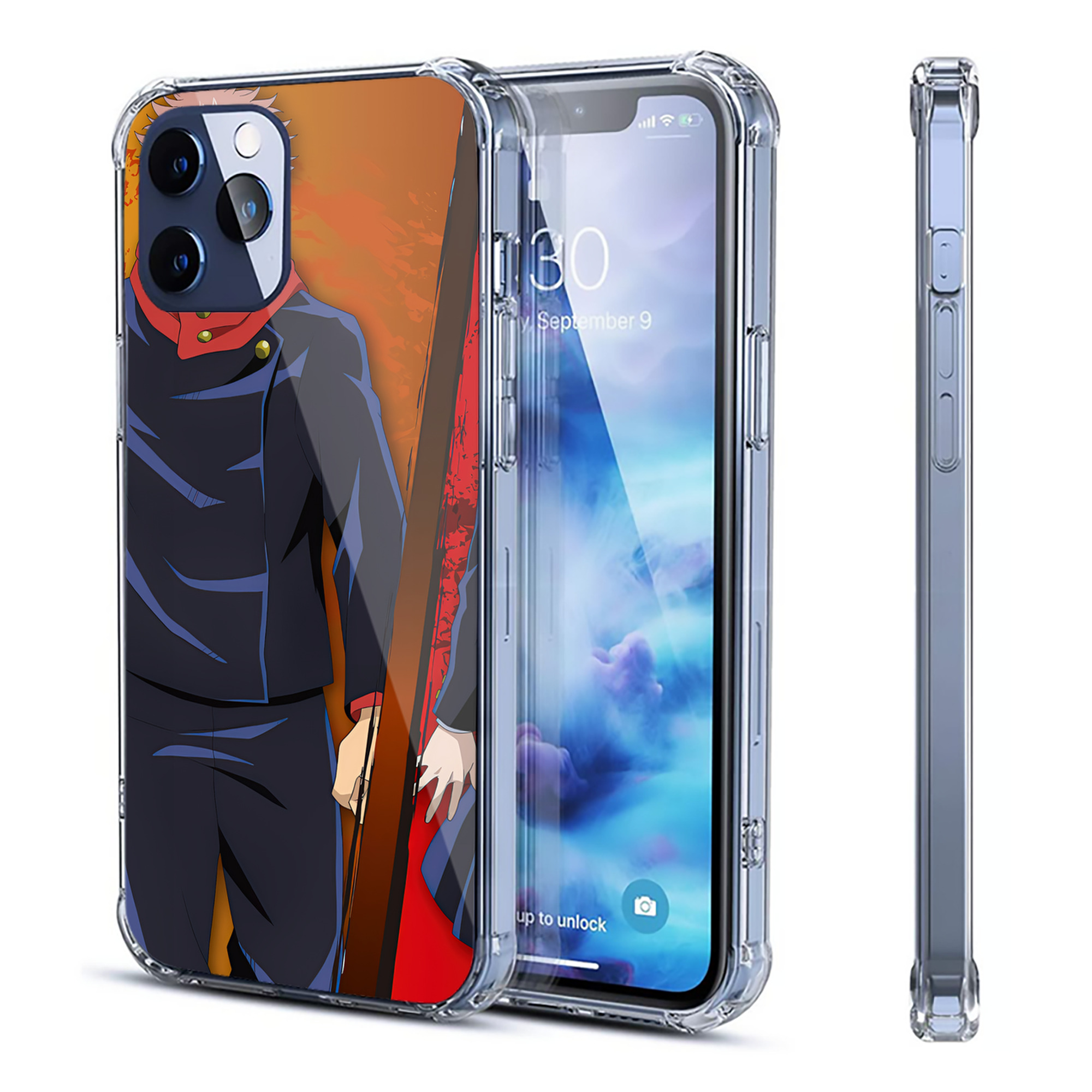（画像用） SPY×FAMILY间谍家家酒 【iPhone 12シリーズ対応】透明スマホケース（クリアソフトケース）